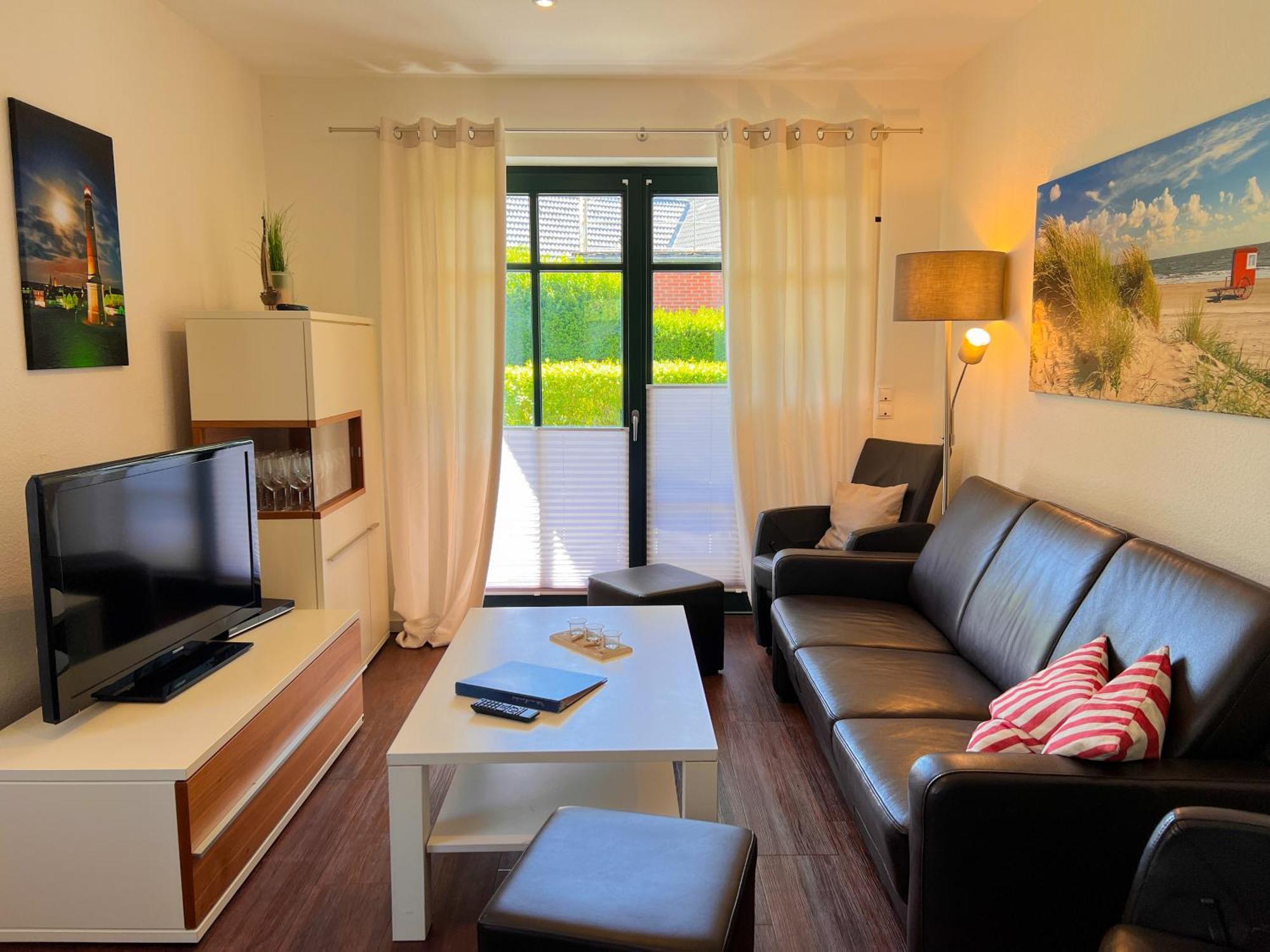 "Windrose" In Der Villa Am Marienhof Borkum Luaran gambar